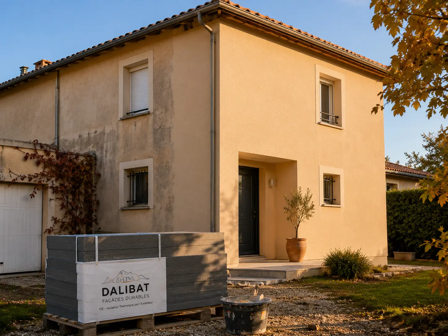 Façade rénovée Dalibat · réception sous garantie décennale
